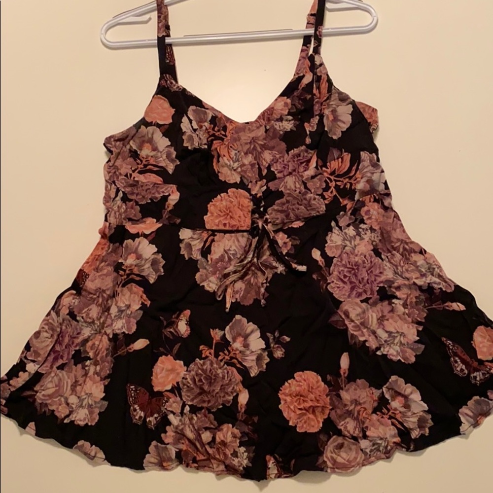 Torrid size 0 Cami with “corset” waist